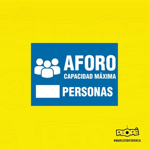 Se√±al: Aforo Maximo / Visibilidad 10 Metros